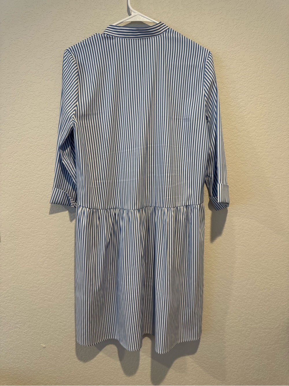 Tuckernuck Royal Shirt Dress Blue and White - Picture 4 of 4